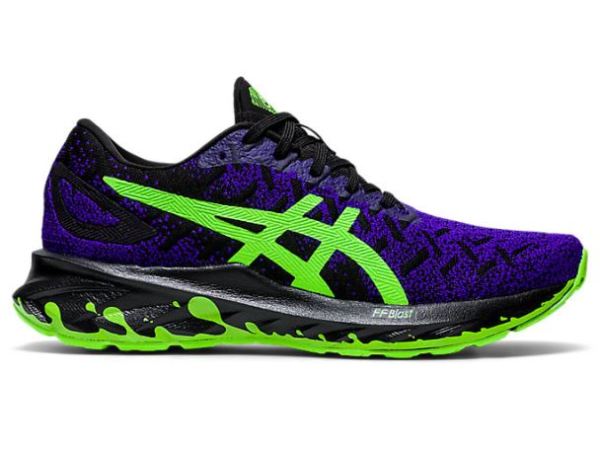 ASICS SHOES | DYNABLAST - Black/Green Gecko