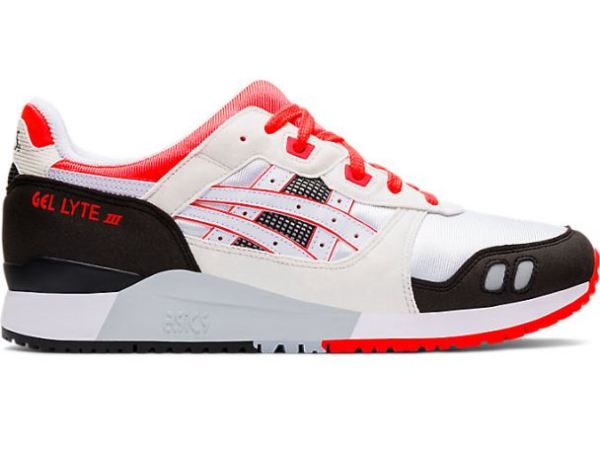 ASICS SHOES | GEL-LYTE III - White/Flash Coral