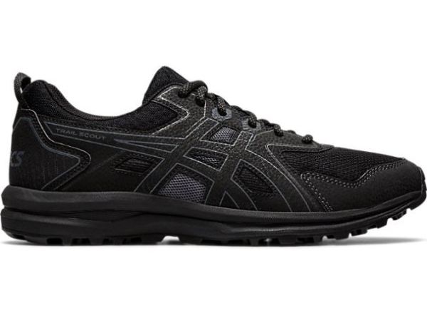 ASICS SHOES | Trail Scout (4E) - Black/Graphite Grey