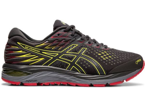 ASICS SHOES | GEL-CUMULUS 21 G-TX - Graphite Grey/ Sour Yuzu