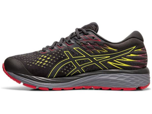 ASICS SHOES | GEL-CUMULUS 21 G-TX - Graphite Grey/ Sour Yuzu