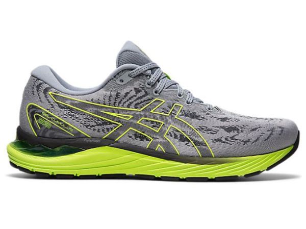 ASICS SHOES | GEL-CUMULUS 23 - Sheet Rock/Hazard Green