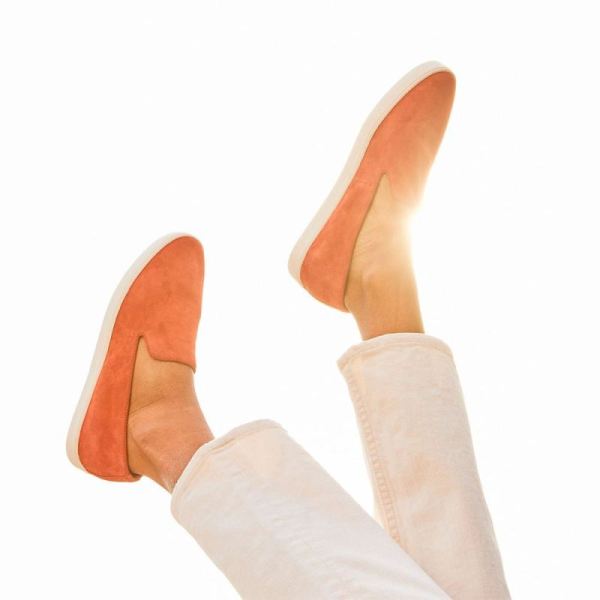 Birdies | The Swift-Rust Orange Suede Women Shoes-Nutmeg