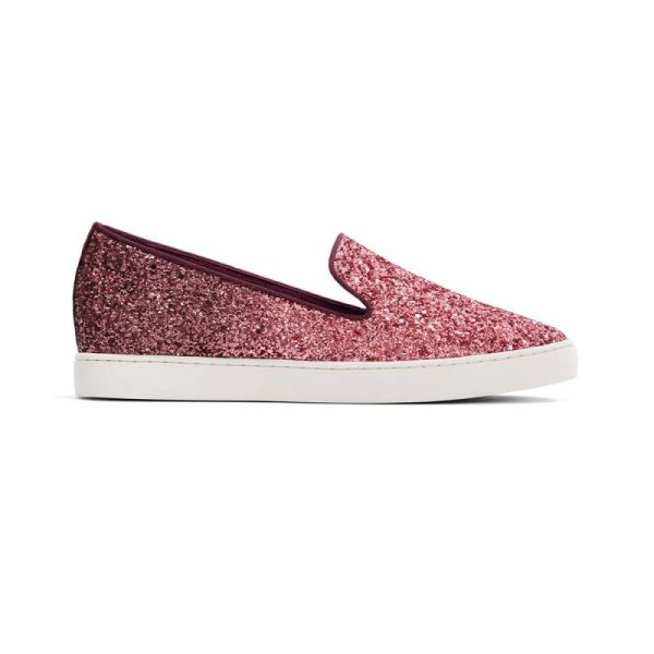 Birdies | The Swift-Dark Pink Glitter Women Shoes-Rose Sparkle