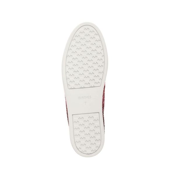 Birdies | The Swift-Dark Pink Glitter Women Shoes-Rose Sparkle