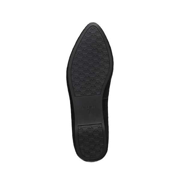 Birdies | The Blackbird-Black Calf Hair Women Flat-Black Calf Hair