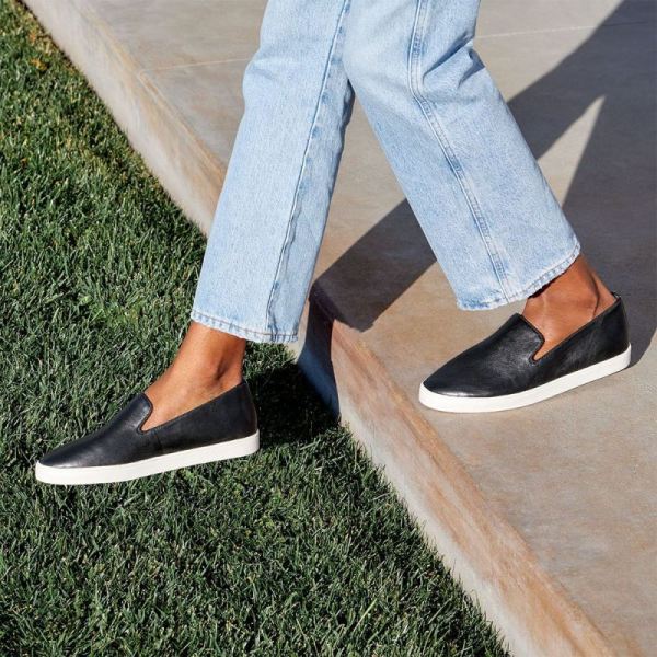 Birdies | The Swift-Black Leather Women Shoes-Black