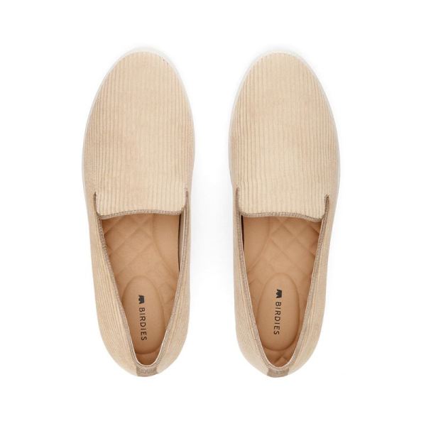 Birdies | The Swift-Tan Corduroy Women Shoes-Oatmeal Corduroy