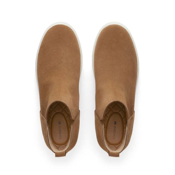 Birdies | The Falcon-Brown Suede Water Resistant Women Bootie-Saddle