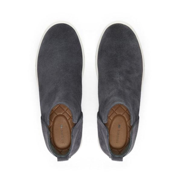 Birdies | The Falcon-Gray Suede Water Resistant Women Bootie-Graphite