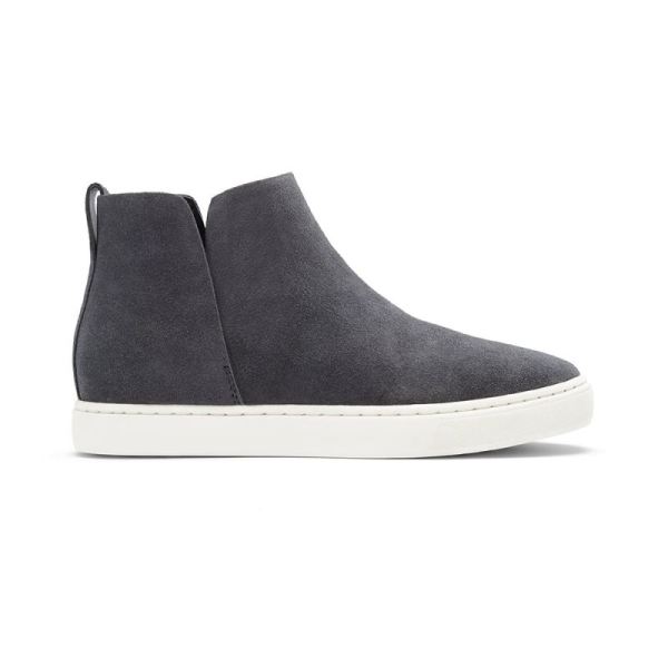 Birdies | The Falcon-Gray Suede Water Resistant Women Bootie-Graphite