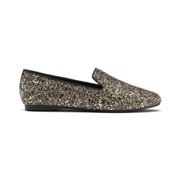 Birdies | The Starling-Black Glitter Women Flat-Starlight Glitter
