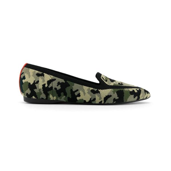Birdies | JUDY Birdies-Camo Washable Women Flat-The Blackbird Khaki Camo