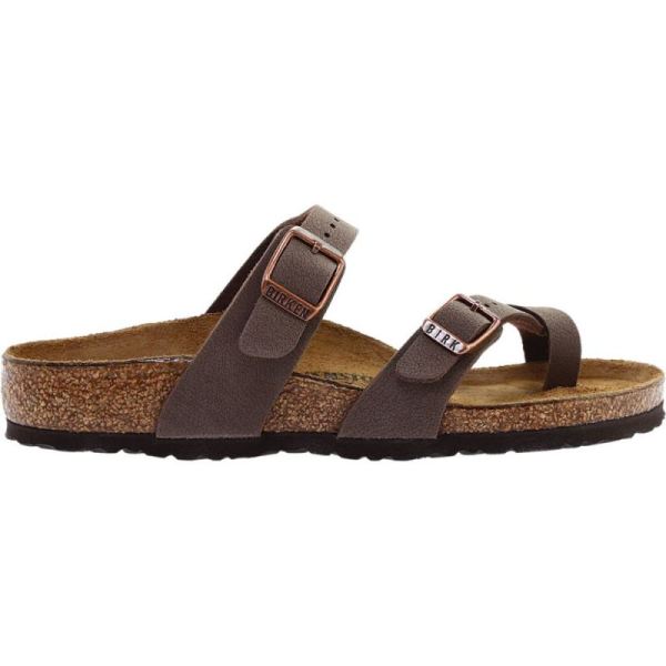 Girls' Mayari Birkibuc Toe Loop Sandal Mocha Birkibuc