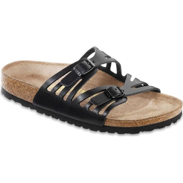 Birkenstock-Women's Granada Birkibuc Black