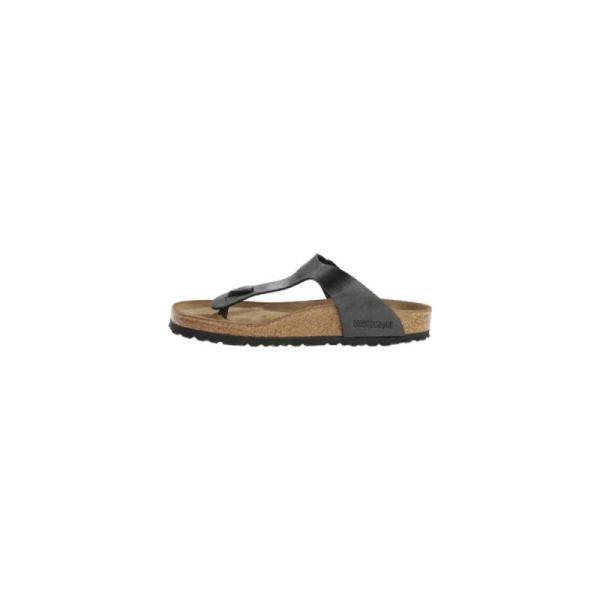 Birkenstock-Women's Gizeh Birko Flor Thong Sandal Licorice