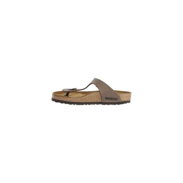 Birkenstock-Women's Gizeh Birkibuc Thong Sandal Mocha Birkibuc