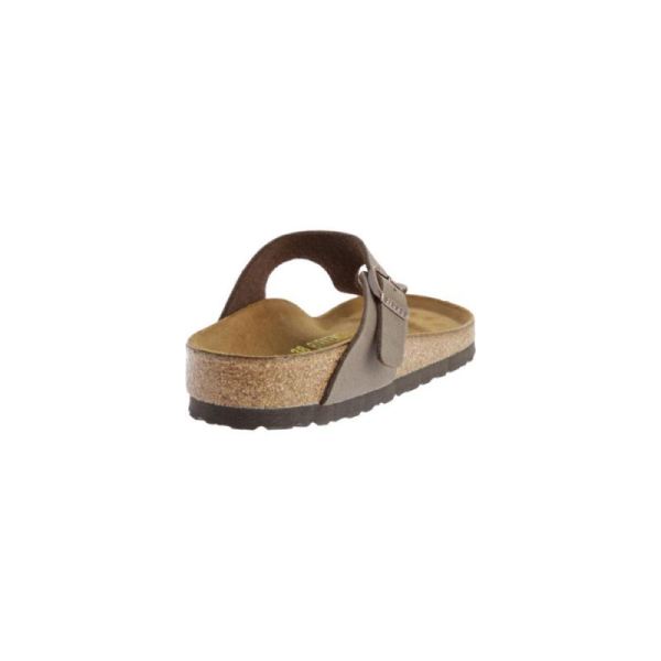 Birkenstock-Women's Gizeh Birkibuc Thong Sandal Mocha Birkibuc