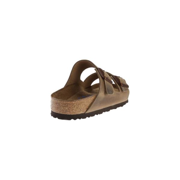 Birkenstock-Women's Arizona Soft Footbed Oil Leather Slide Tobacco Oiled Leather