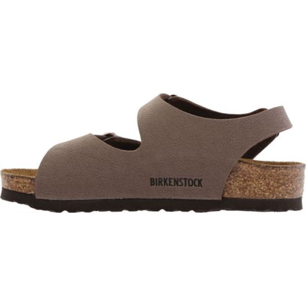 Boys' Roma Birkibuc Ankle Strap Sandal Mocha Birko-Flor