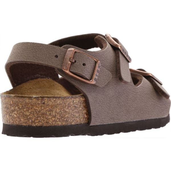 Boys' Roma Birkibuc Ankle Strap Sandal Mocha Birko-Flor