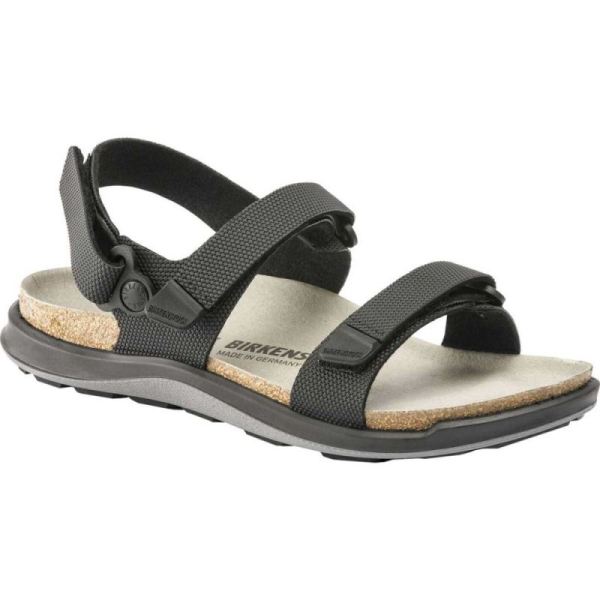 Birkenstock-Women's Kalahari Active Birko-Flor Sandal Futura Black Birko-Flor