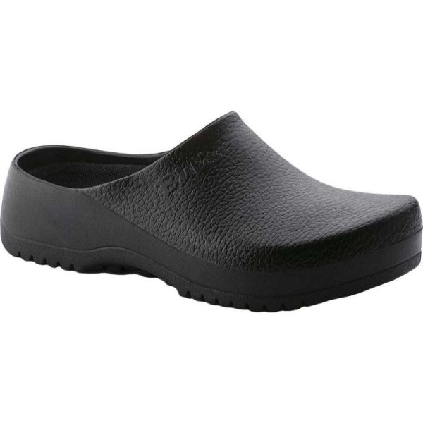 Birkenstock-Men's Super Birki Clog Black Polyurethane