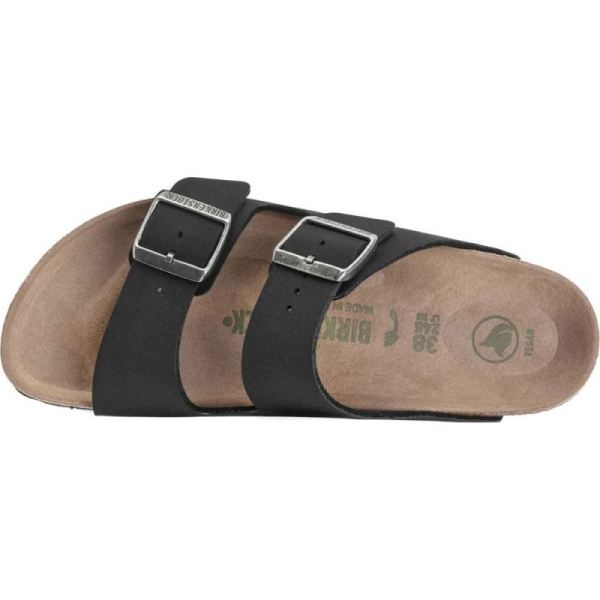 Birkenstock-Men's Arizona Vegan Slide Black Birkibuc