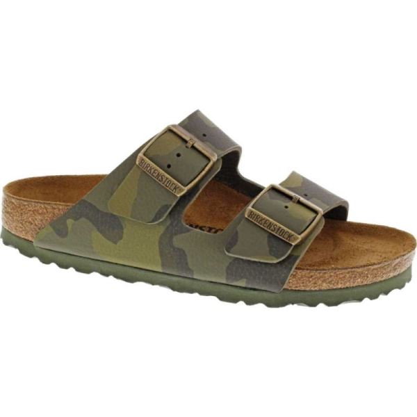 Birkenstock-Women's Arizona Camo Slide Desert Soil Khaki Camo Birko-Flor