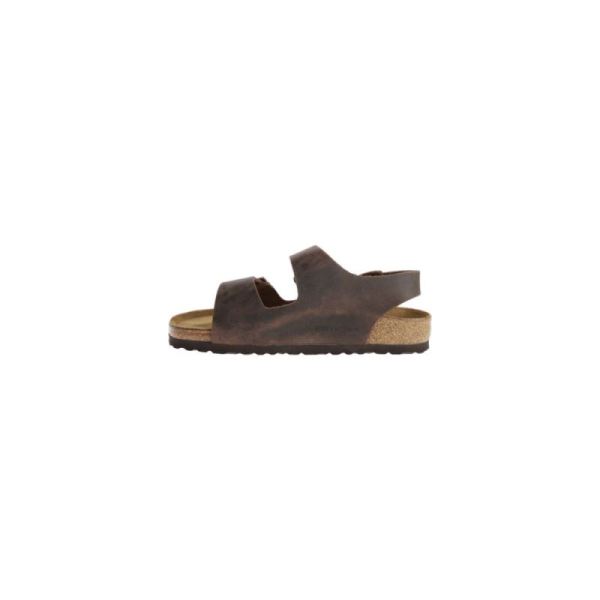 Birkenstock-Men's Milano Oiled Leather Strappy Sandal Habana