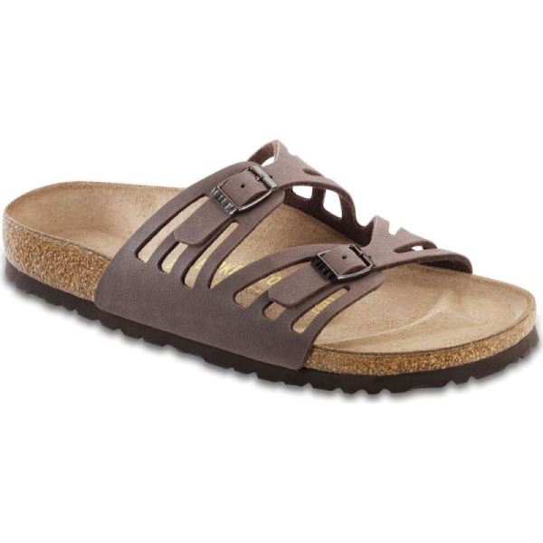 Birkenstock-Women's Granada Birkibuc Mocha