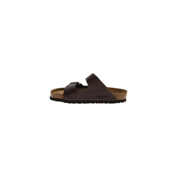 Birkenstock-Men's Arizona Birko-Flor Slide Brown Birko Flor