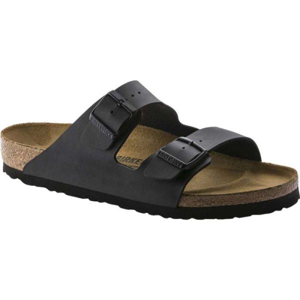 Birkenstock-Men's Arizona Birko-Flor Slide Black Birko Flor