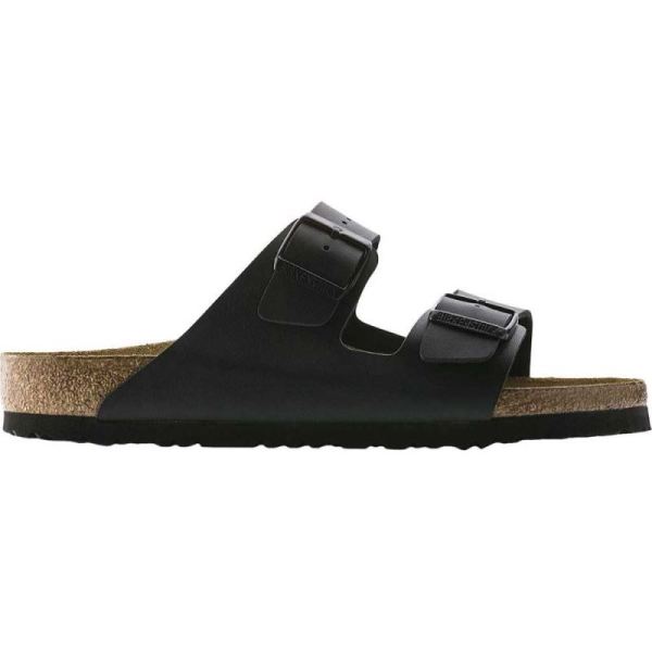 Birkenstock-Men's Arizona Birko-Flor Slide Black Birko Flor