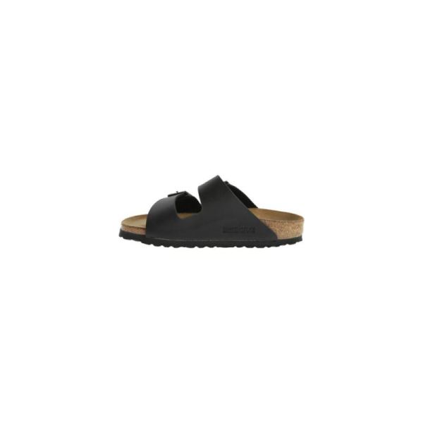Birkenstock-Men's Arizona Birko-Flor Slide Black Birko Flor