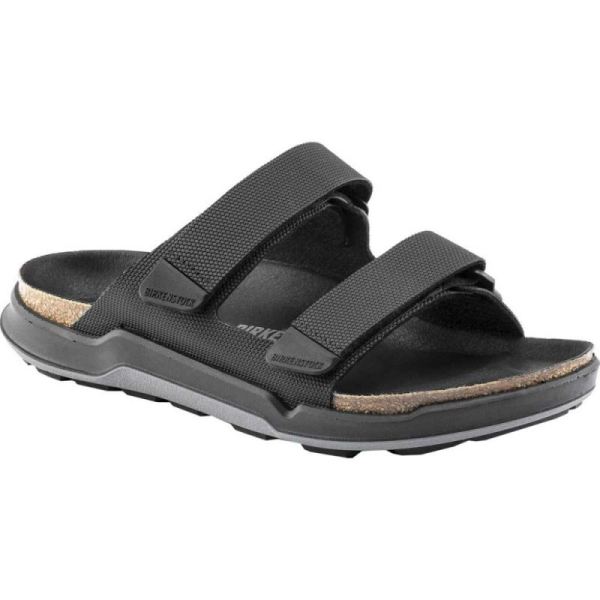 Birkenstock-Men's Atacama Two Band Birko-Flor Slide Futura Black Birko-Flor