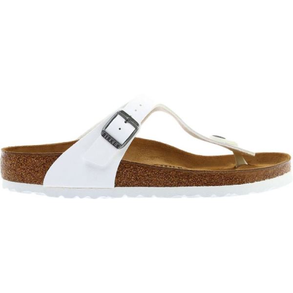 Birkenstock-Women's Gizeh Birko Flor Thong Sandal White Birko-Flor