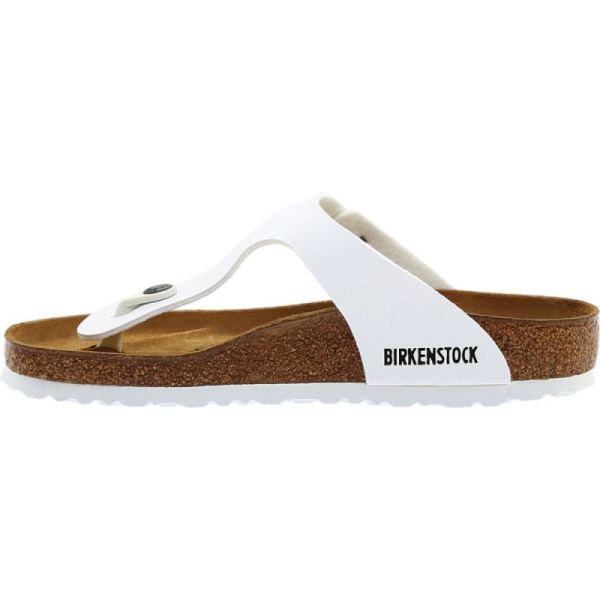 Birkenstock-Women's Gizeh Birko Flor Thong Sandal White Birko-Flor