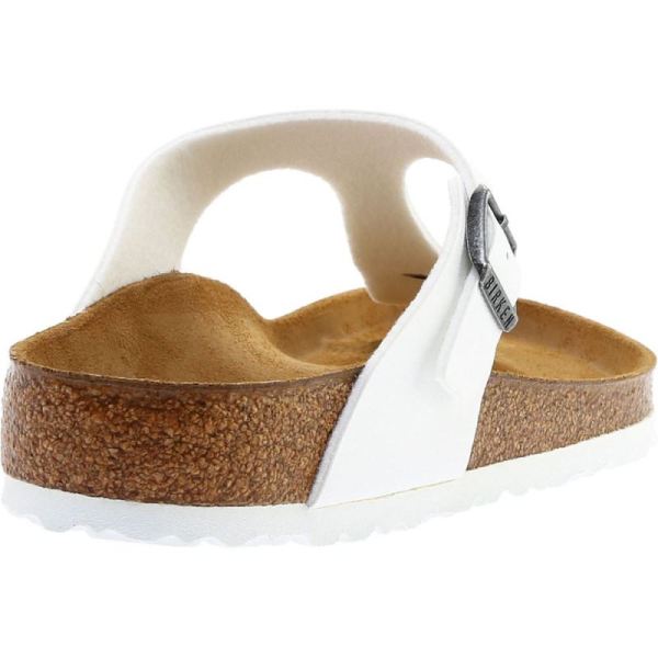Birkenstock-Women's Gizeh Birko Flor Thong Sandal White Birko-Flor