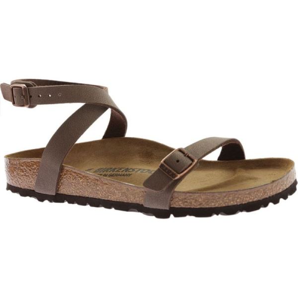 Birkenstock-Women's Daloa Ankle Strap Sandal Mocha Birko-Flor