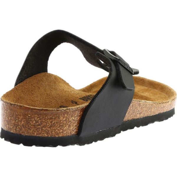 Girls' Gizeh Birko-Flor Thong Sandal Black Birko-Flor