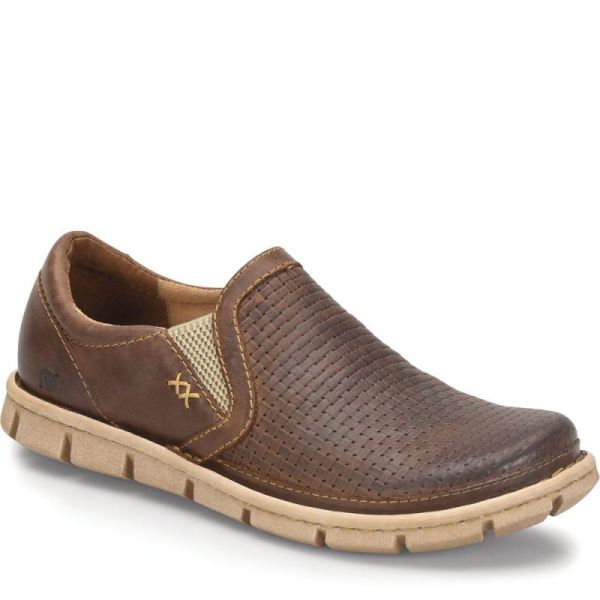 Born | For Men Sawyer Slip-Ons & Lace-Ups - Sunset Embossed (Brown)