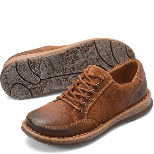 Born | For Men Bronson Slip-Ons & Lace-Ups - Glazed Ginger Distressed (Brown)