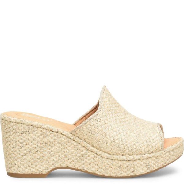 Born | For Women Lilah Raffia Sandals - Natural Raffia (Tan)