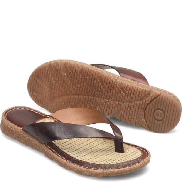 Born | For Women Bora Basic Sandals - Dark Brown (Brown)