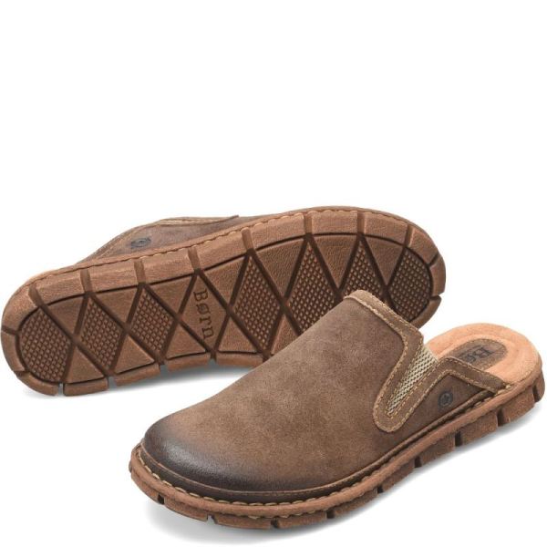 Born | For Men Maxim Slip-Ons & Lace-Ups - Taupe Avola Distressed (Tan)