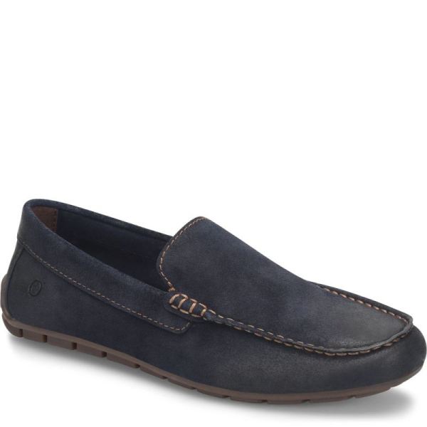Born | For Men Allan Slip-Ons & Lace-Ups - Navy Distressed (Blue)
