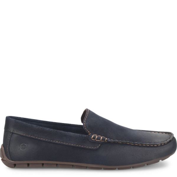 Born | For Men Allan Slip-Ons & Lace-Ups - Navy Distressed (Blue)