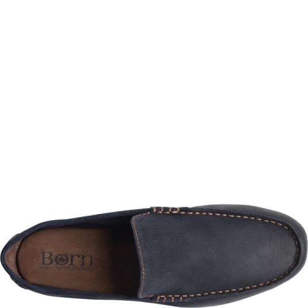 Born | For Men Allan Slip-Ons & Lace-Ups - Navy Distressed (Blue)