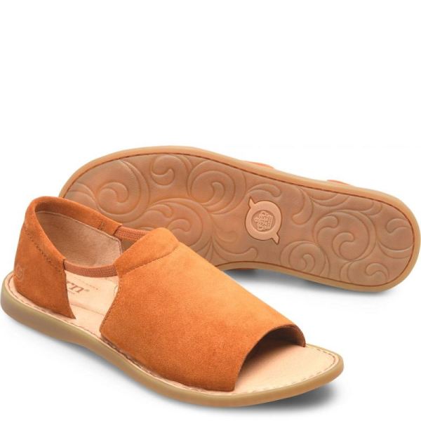 Born | For Women Cove Modern Sandals - Cognac Suede (Brown)